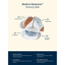 Modern Moments by Gerber Baby Boy or Girl Unisex Plush Developmental Sensory Ball, Pink Roses