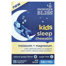 Mommy_sBliss_KidsSleepChewable_Melatonin_Magnesium_3Yrs_NaturalGrape_35ChewableTablets - Brands For Less USA