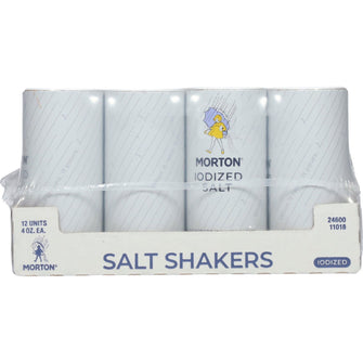 Morton Iodized Salt Shakers, 12 pk.