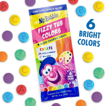 Mr. Bubble Fizzy Tub Colors, Fragrance Free, Waterfall Cap, 150 Count