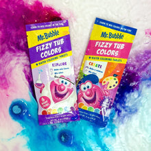 Mr. Bubble Fizzy Tub Colors, Fragrance Free, Waterfall Cap, 150 Count