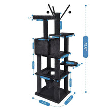 Multi-FunctionalCatTower_73.6in._DarkGrey7 - Brands For Less USA
