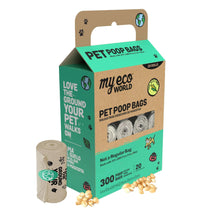 MyEco World Poop Bags 40 Roll Pack, 600 Bags