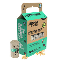 MyEco World Poop Bags 40 Roll Pack, 600 Bags