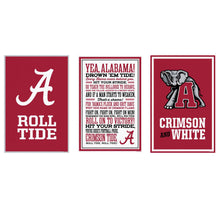 NCAA 3-piece Adhesive Canvas Peel-and-Stick Wall Art