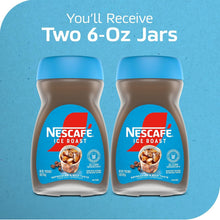 NESCAFÉ Ice Roast Instant Iced Coffee, 2 Jars 6 oz | Instant coffee, roasted for iced; 2 jars, 6 oz each
