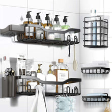 NESOMIShowerCaddyAdhesiveShowerOrganizer7-Pack-RustproofStainlessSteelBathroomShelves-LargeCapac_4894_1 - Brands For Less USA