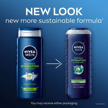 NIVEA MEN Maximum Hydration 3-in-1 Men's Body Wash for Dry Skin with Aloe Vera, 16.9 fl oz