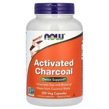 NOW Foods, Activated Charcoal, 200 Veg Capsules (280 mg per Capsule) - Brands For Less USA
