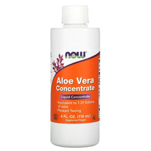 NOW Foods, Aloe Vera Concentrate, 4 fl oz (118 ml) - Brands For Less USA