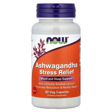 NOW Foods, Ashwagandha Stress Relief, 60 Veg Capsules - Brands For Less USA