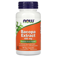 NOW Foods, Bacopa Extract, 450 mg, 90 Veg Capsules - Brands For Less USA