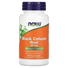 NOW Foods, Black Cohosh Root, 80 mg, 90 Veg Capsules - Brands For Less USA