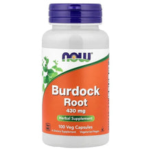 NOW Foods, Burdock Root, 430 mg, 100 Veg Capsules - Brands For Less USA
