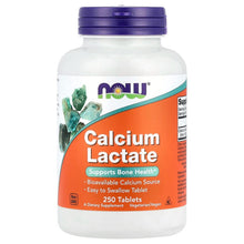 NOW Foods, Calcium Lactate, 250 Tablets (85 mg per Tablet) - Brands For Less USA