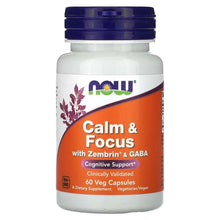 NOWFoods_Calm_FocusWithZembrin_GABA_60VegCapsules - Brands For Less USA
