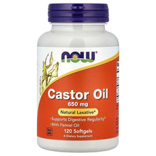 NOW Foods, Castor Oil, 120 Softgels - Brands For Less USA