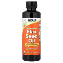 NOWFoods_CertifiedOrganicFlaxSeedOil_12floz_355ml - Brands For Less USA