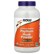 NOWFoods_CertifiedOrganicPsylliumHuskPowder_12oz_340g - Brands For Less USA