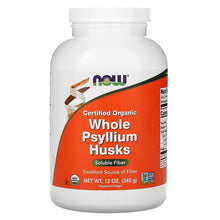 NOW Foods, Certified Organic Whole Psyllium Husks, 12 oz (340 g) - Brands For Less USA