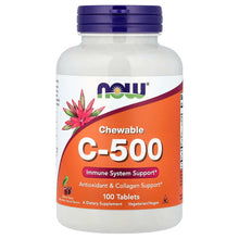 NOW Foods, Chewable C-500, 100 Tablets - Brands For Less USA