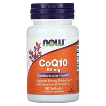 NOWFoods_CoQ10WithSelenium_VitaminE_50Softgel - Brands For Less USA