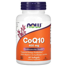 NOW Foods, CoQ10 With Vitamin E & Sunflower Lecithin, 60 Softgels - Brands For Less USA