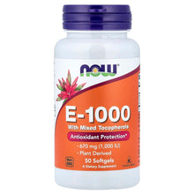 NOW Foods, E-1000 with Mixed Tocopherols, 670 mg (1,000 IU), 50 Softgels