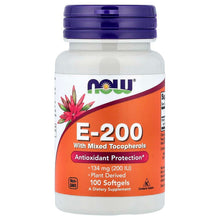 NOW Foods, E-200 with Mixed Tocopherols, 134 mg (200 IU), 100 Softgels - Brands For Less USA