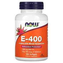 NOW Foods, E-400 D-Alpha with Mixed Tocopherols, 100 Softgels - Brands For Less USA