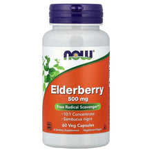 NOW Foods, Elderberry, 500 mg, Veg Capsules - Brands For Less USA