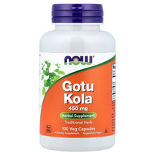 NOW Foods, Gotu Kola, 450 mg, 100 Veg Capsules - Brands For Less USA