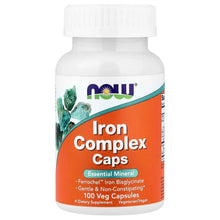 NOW Foods, Iron Complex Caps, 100 Veg Capsules - Brands For Less USA