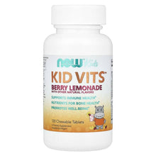 NOW Foods, Kids, Kid Vits™, Berry Lemonade, Chewable Tablets - Brands For Less USA