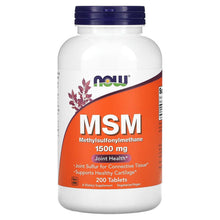 NOW Foods, MSM, 1,500 mg, 200 Tablets - Brands For Less USA