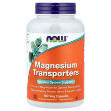 NOW Foods, Magnesium Transporters, 120 mg, 180 Veg Capsules - Brands For Less USA