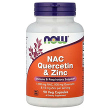 NOW Foods, NAC Quercetin & Zinc, 90 Veg Capsules - Brands For Less USA