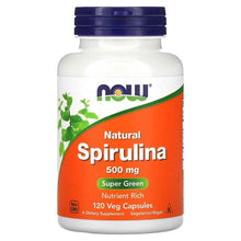 NOWFoods_NaturalSpirulina_500mg_120VegCapsules - Brands For Less USA