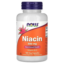 NOWFoods_Niacin_500mg_100VegCapsules - Brands For Less USA