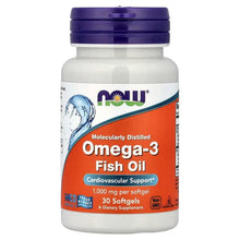 NOW Foods, Omega-3 Fish Oil, (1 g per Softgel) - Brands For Less USA