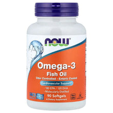 NOW Foods, Omega-3 Fish Oil, Softgels - Brands For Less USA