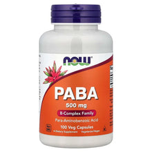 NOW Foods, PABA, 500 mg, 100 Veg Capsules - Brands For Less USA