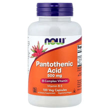 NOWFoods_PantothenicAcid_500mg_100VegCapsules - Brands For Less USA