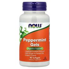 NOWFoods_PeppermintGelsWithGinger_FennelOils_90Softgels - Brands For Less USA