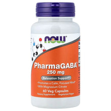 NOWFoods_PharmaGABA_WithMagnesiumCitrate_250mg_60VegCapsules - Brands For Less USA