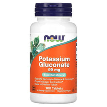 NOW Foods, Potassium Gluconate, 99 mg, Tablets - Brands For Less USA