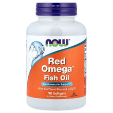 NOWFoods_RedOmega_FishOilWithRedYeastRiceandCoQ10_90Softgels - Brands For Less USA