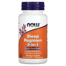 NOW Foods, Sleep Regimen 3-in-1, 90 Veg Capsules - Brands For Less USA