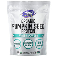 NOWFoods_Sports_OrganicPumpkinSeedProteinPowder_Unflavored_1lb_454g - Brands For Less USA