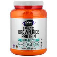 NOW Foods, Sports, Sprouted Brown Rice Protein Powder, Unflavored, 2 lbs (907 g) - Brands For Less USA